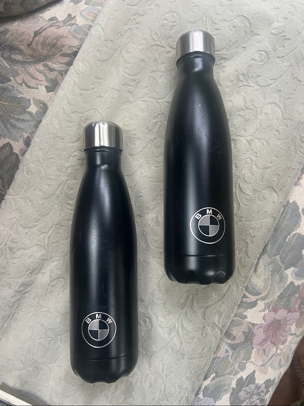 S'well BMW Onyx vacuum insulated stainless steel water bottles - used